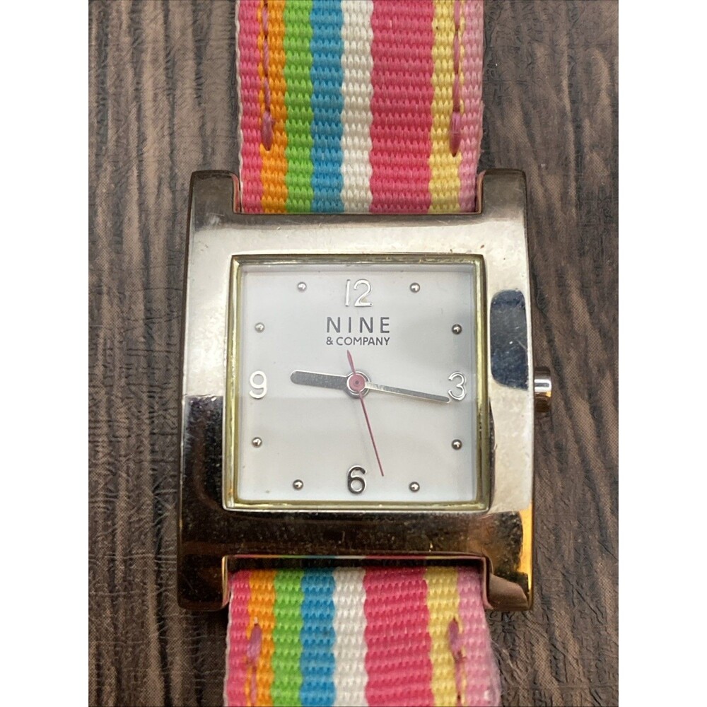 Nine and Company Tank Women's Colorful Watch Working